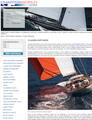 Website CharterWorld about Claasen