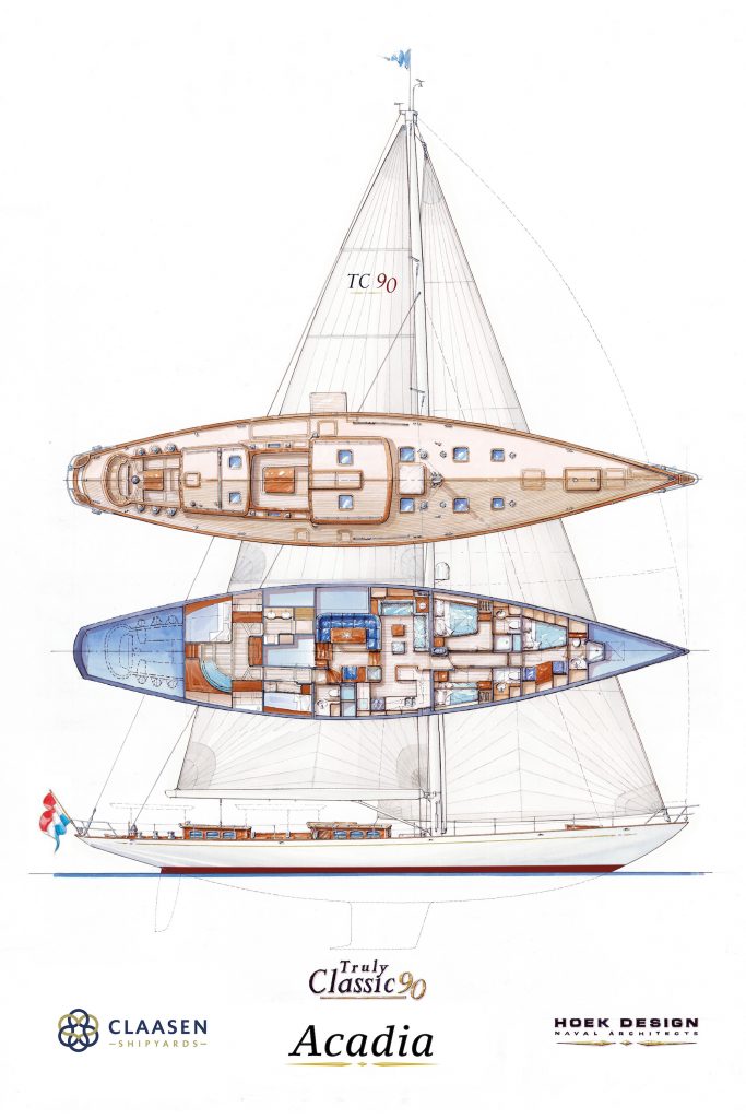 Layout Claasen Acadia Yacht